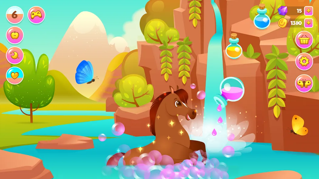Pixie the Pony - Virtual Pet [MOD: безлимитные монеты и все наряды] последняя версия — скриншот 1