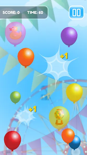 Скачать взлом Pop Balloon Kids [MOD: много воздушных шаров и уровней] — скриншот 1