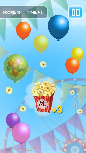 Скачать взлом Pop Balloon Kids [MOD: много воздушных шаров и уровней] — скриншот 2