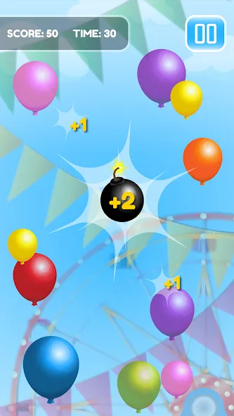 Скачать взлом Pop Balloon Kids [MOD: много воздушных шаров и уровней] — скриншот 3