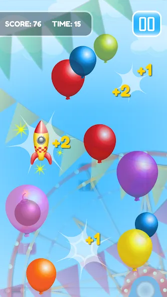 Скачать взлом Pop Balloon Kids [MOD: много воздушных шаров и уровней] — скриншот 4