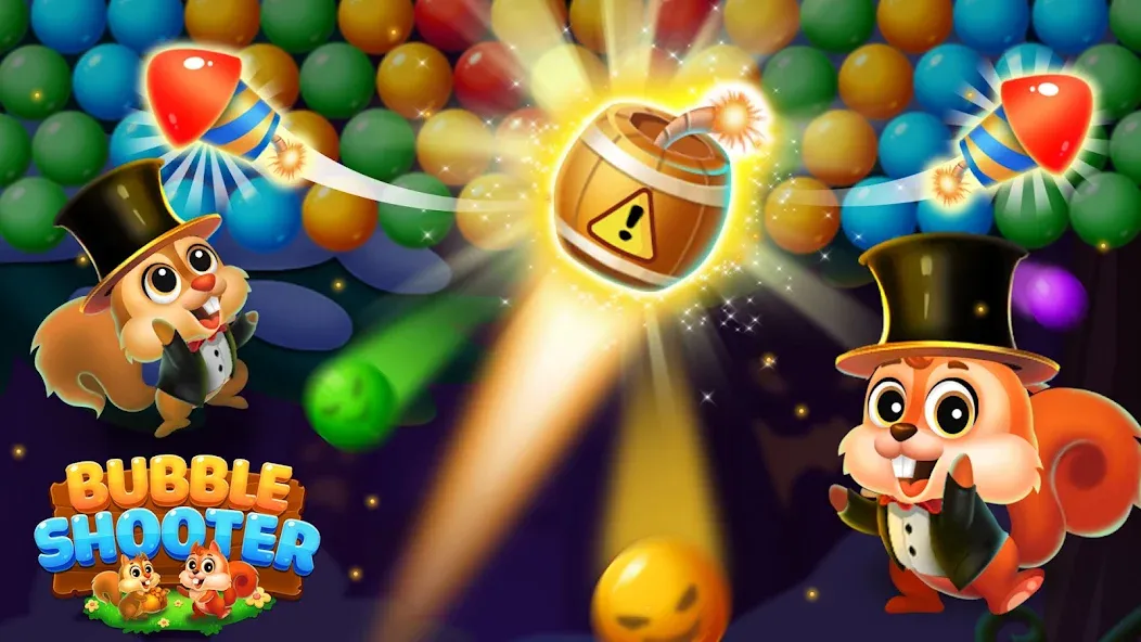 Скачать Bubble Shooter Rescue [MOD: безлимитные жизни и монеты] на телефон — скриншот 2