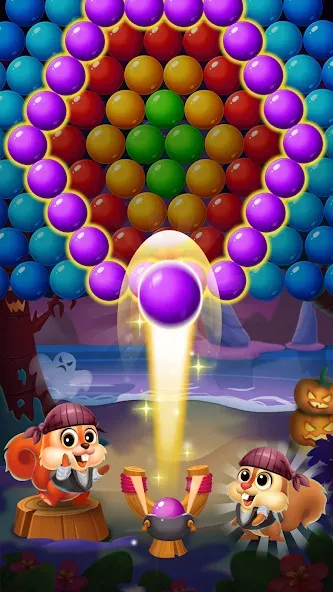 Скачать Bubble Shooter Rescue [MOD: безлимитные жизни и монеты] на телефон — скриншот 3