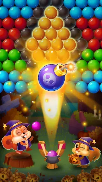 Скачать Bubble Shooter Rescue [MOD: безлимитные жизни и монеты] на телефон — скриншот 5