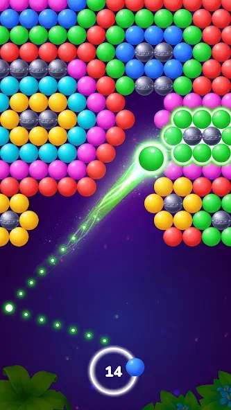Bubble Shooter Tale: Ball Game [MOD: безлимитные монеты и жизни] на Андроид — скриншот 3