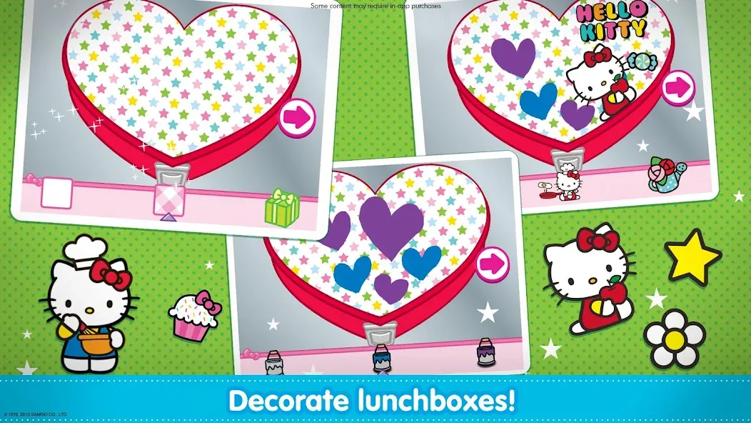 Скачать Hello Kitty Lunchbox [MOD: безлимитные монеты и все рецепты] на телефон — скриншот 4