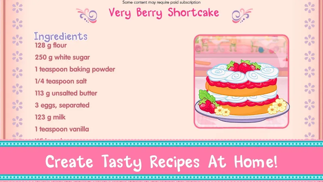 Strawberry Shortcake Bake Shop [MOD: безлимитные монеты и все рецепты] — Скачать бесплатно (APK) — скриншот 4