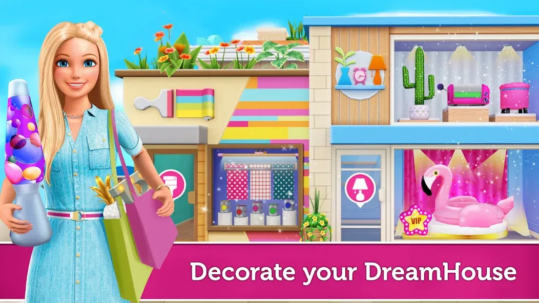 Barbie Dreamhouse Adventures [MOD: безлимитные деньги и все наряды] (Бесплатно / APK) — скриншот 1