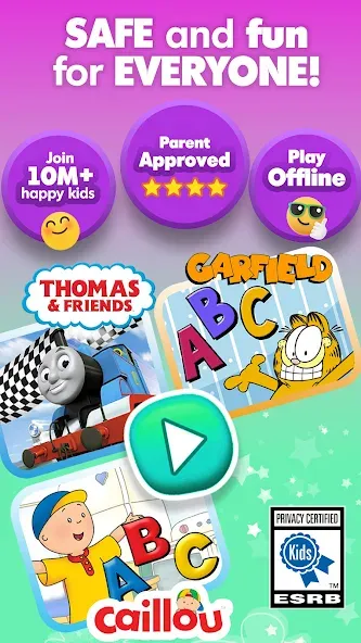 Скачать взлом Budge World - Kids Games 2-7 [MOD: все игры открыты и без рекламы] — скриншот 3