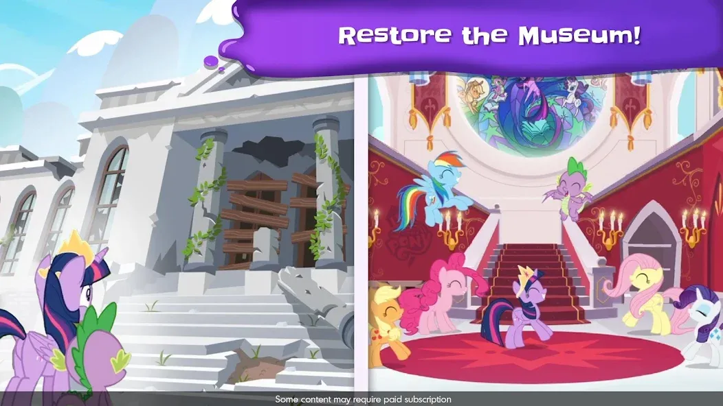 My Little Pony Color By Magic [MOD: все раскраски и персонажи открыты] последняя версия — скриншот 1