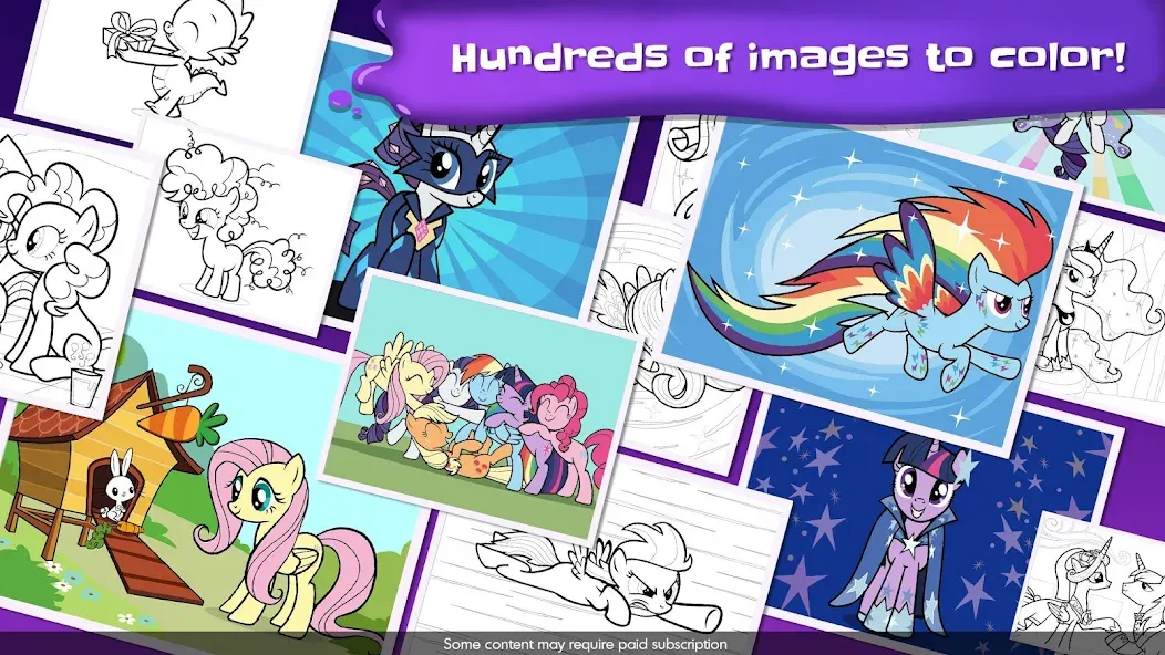 My Little Pony Color By Magic [MOD: все раскраски и персонажи открыты] последняя версия — скриншот 4