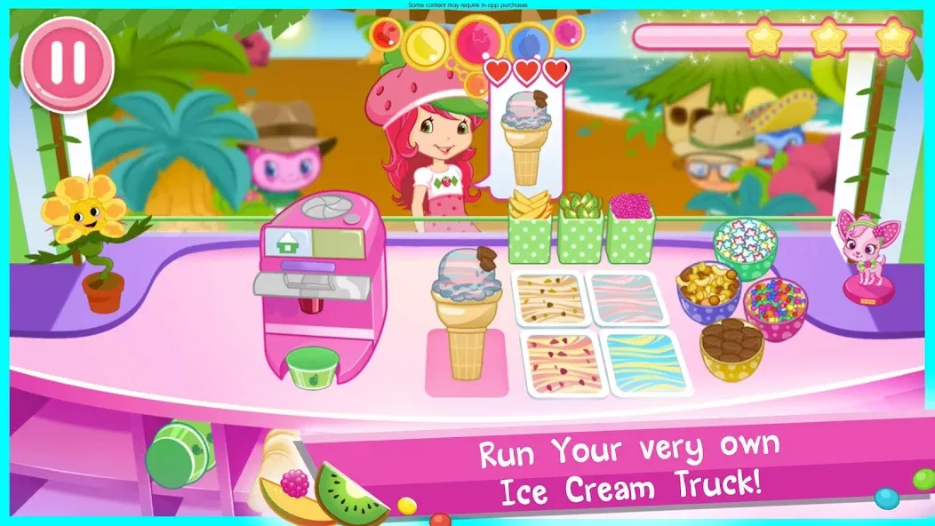 Strawberry Shortcake Ice Cream [MOD: много мороженого и открыты все уровни] последняя версия — скриншот 1