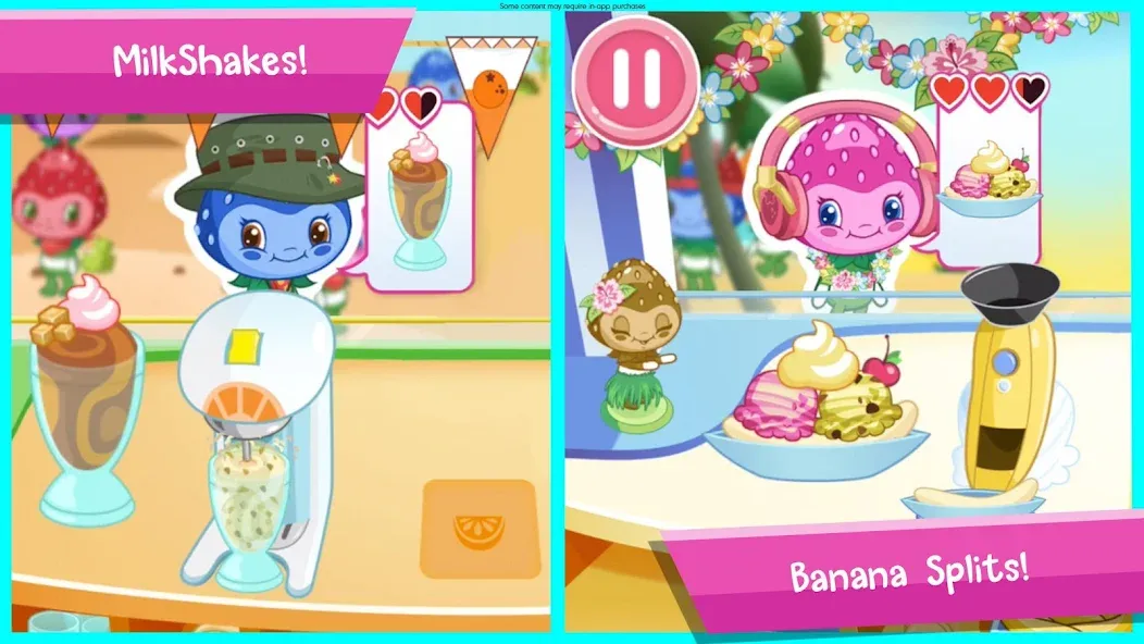 Strawberry Shortcake Ice Cream [MOD: много мороженого и открыты все уровни] последняя версия — скриншот 2