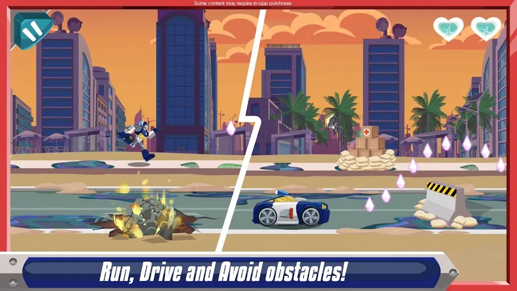 Transformers Rescue Bots: Dash [MOD: безлимитные деньги и открытые уровни] — Скачать бесплатно (APK) — скриншот 2