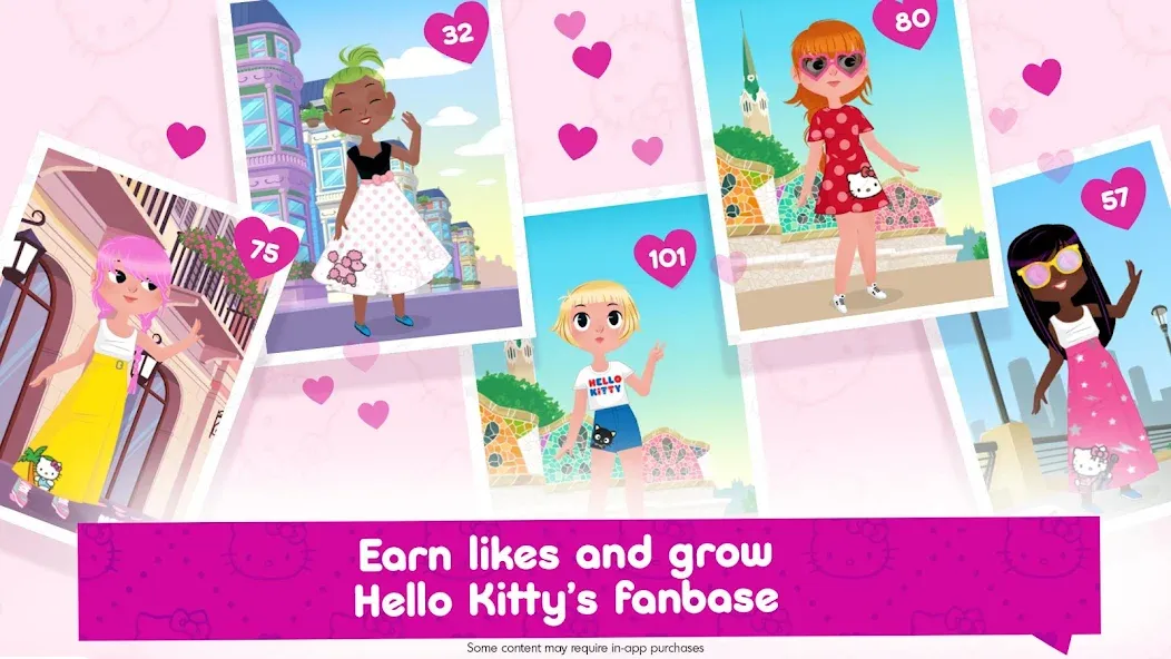 Взломанная Hello Kitty Fashion Star [MOD: безлимитные деньги и наряды] на Андроид — скриншот 3