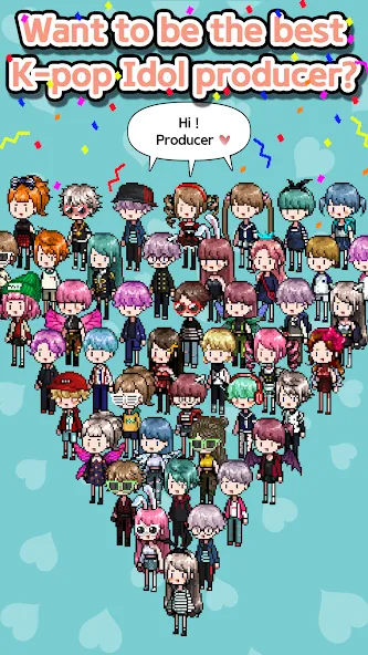 Скачать взлом K-POP Idol Producer [MOD: безлимитные деньги и фанаты] — скриншот 1