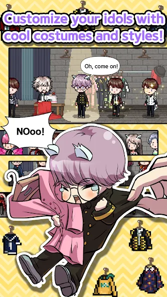 Скачать взлом K-POP Idol Producer [MOD: безлимитные деньги и фанаты] — скриншот 3