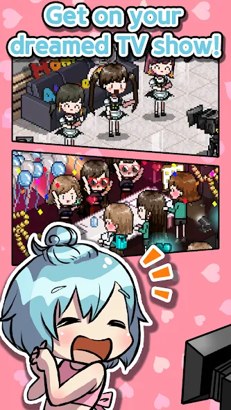 Скачать взлом K-POP Idol Producer [MOD: безлимитные деньги и фанаты] — скриншот 4
