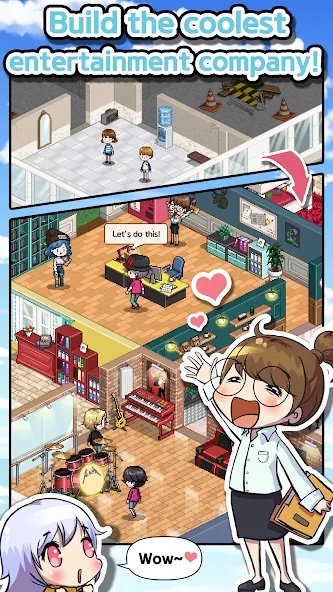 Скачать взлом K-POP Idol Producer [MOD: безлимитные деньги и фанаты] — скриншот 5