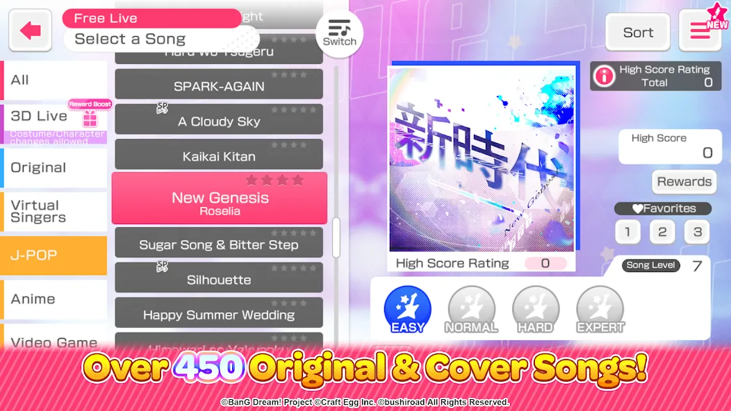 BanG Dream! Girls Band Party! [MOD: безлимитные ресурсы и все персонажи] (Бесплатно / APK) — скриншот 2
