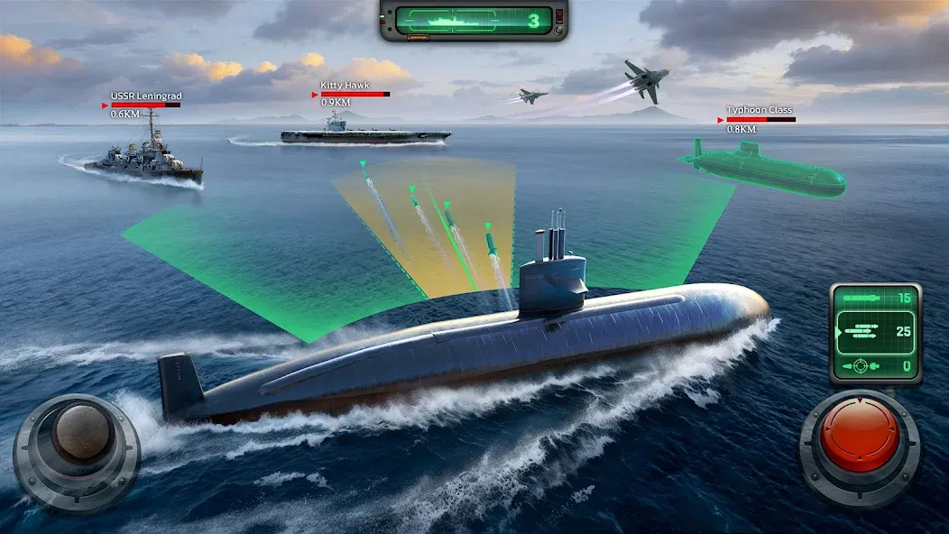 Скачать взлом Sea War: Raid [MOD: безлимитные ресурсы и усиленный флот] — скриншот 2