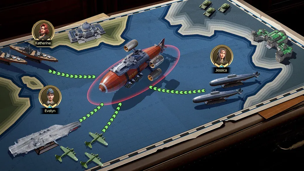 Скачать взлом Sea War: Raid [MOD: безлимитные ресурсы и усиленный флот] — скриншот 5