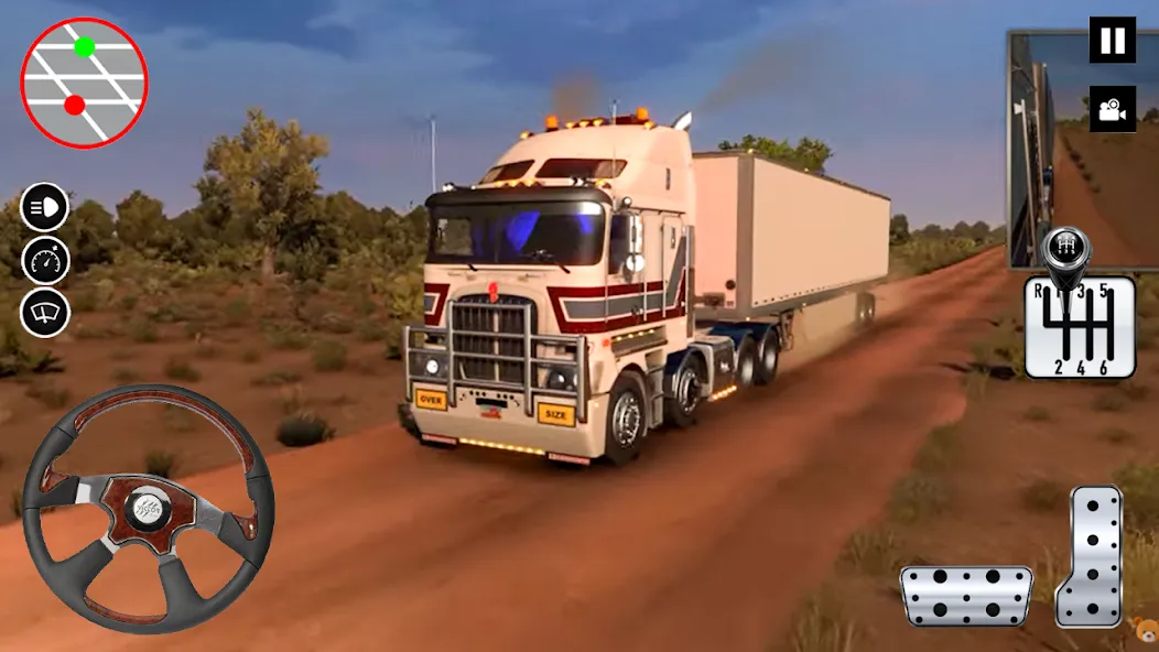 World Truck Grand Transport 3D [MOD: безлимитные деньги и топливо] последняя версия — скриншот 4