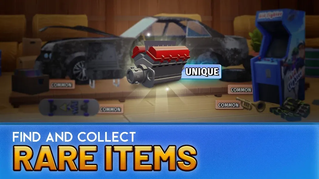 Взломанная Bid Wars: Collect Items [MOD: безлимитные деньги и предметы] на Андроид — скриншот 2