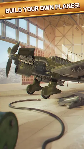 Скачать Idle Planes: Build Airplanes [MOD: безлимитные деньги и все самолеты открыты] на телефон — скриншот 2