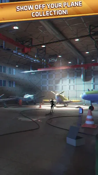 Скачать Idle Planes: Build Airplanes [MOD: безлимитные деньги и все самолеты открыты] на телефон — скриншот 4