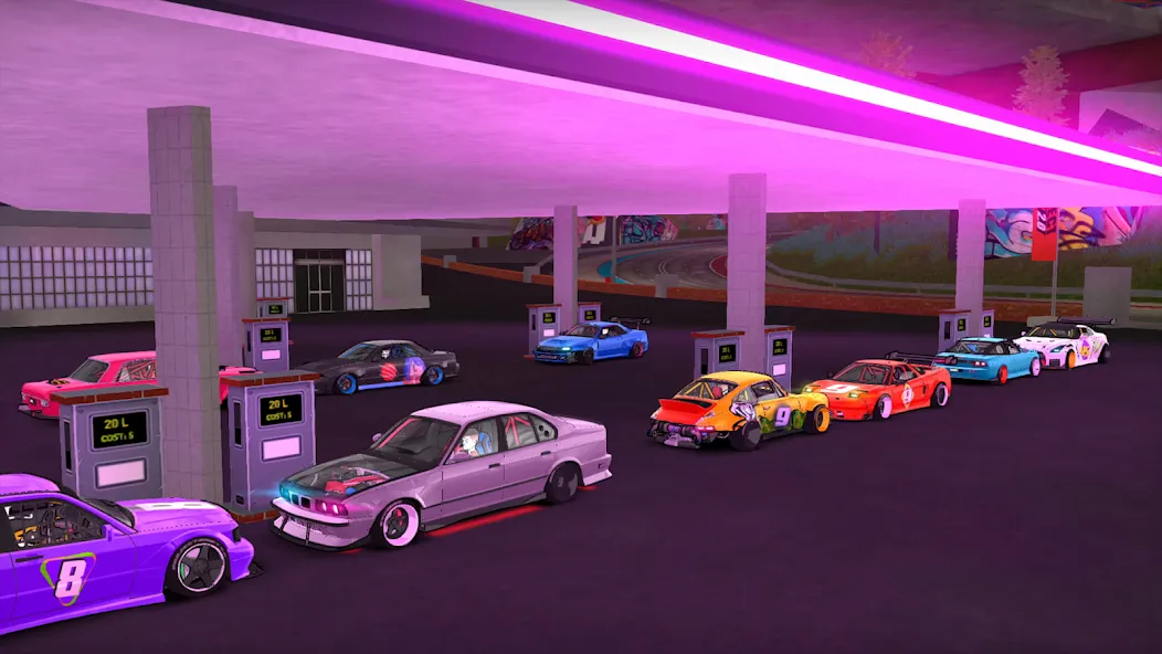 Скачать взлом Project Drift 2.0 : Online [MOD: безлимитные деньги и машины открыты] — скриншот 1