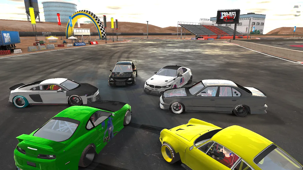 Скачать взлом Project Drift 2.0 : Online [MOD: безлимитные деньги и машины открыты] — скриншот 5