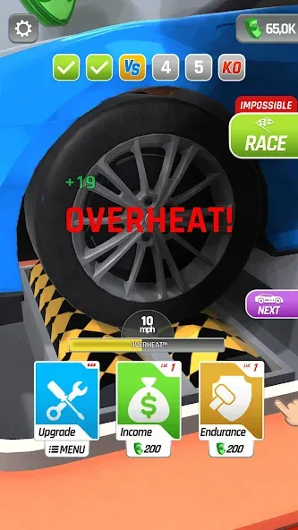 Скачать Dyno Racing [MOD: безлимитные деньги и ускорение машин] — скриншот 3