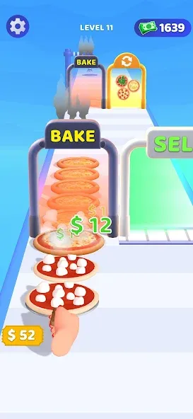 I Want Pizza [MOD: безлимитные монеты и улучшения] (Бесплатно / APK) — скриншот 1