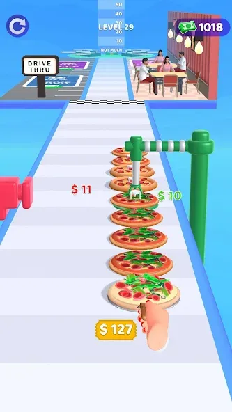 I Want Pizza [MOD: безлимитные монеты и улучшения] (Бесплатно / APK) — скриншот 2