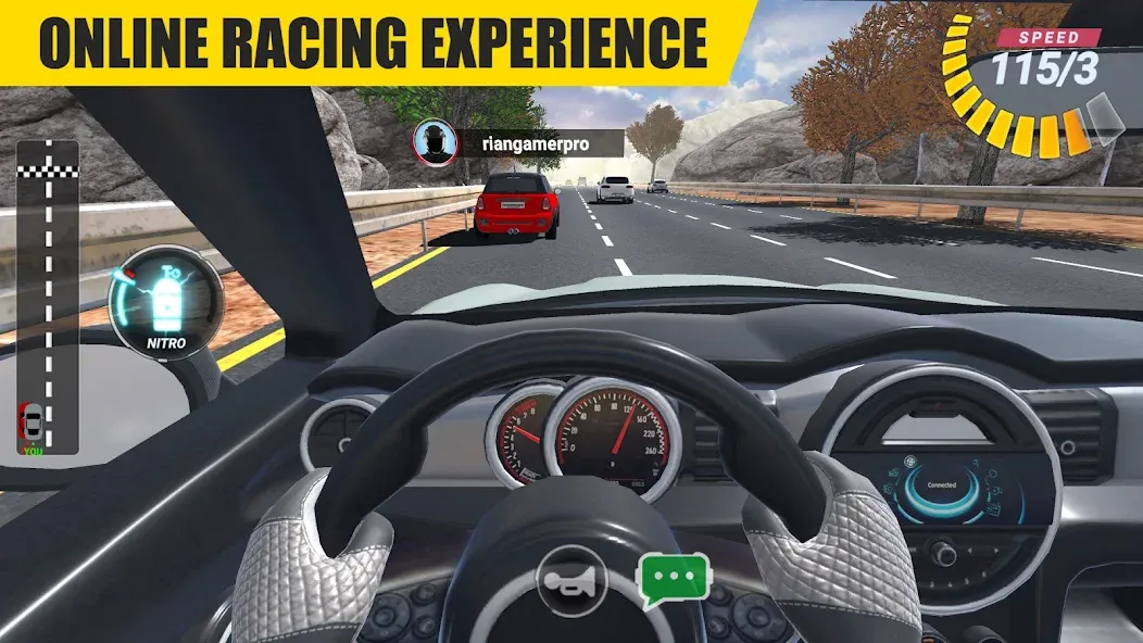 Racing Online:Car Driving Game [MOD: без рекламы и много денег] (Бесплатно / APK) — скриншот 1