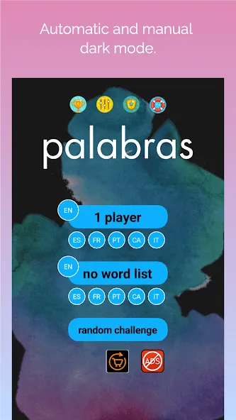 Скачать взлом busca palabras: sopa de letras [MOD: безлимитные подсказки и монеты] — скриншот 2
