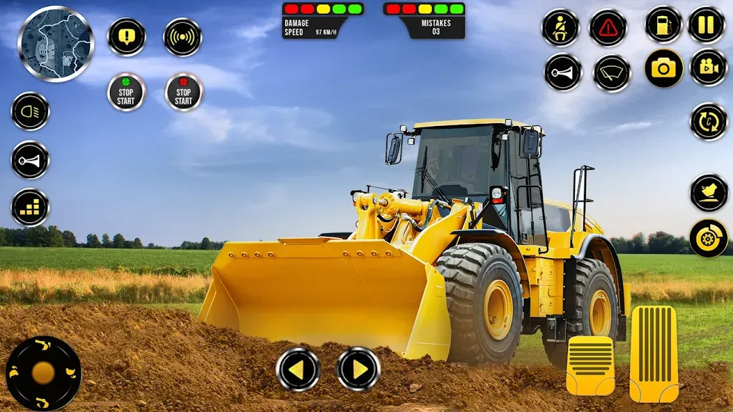 Скачать Construction Machine Real JCB [MOD: безлимитные деньги и все машины открыты] на телефон — скриншот 2