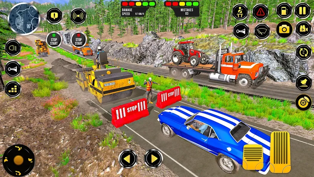 Скачать Construction Machine Real JCB [MOD: безлимитные деньги и все машины открыты] на телефон — скриншот 4