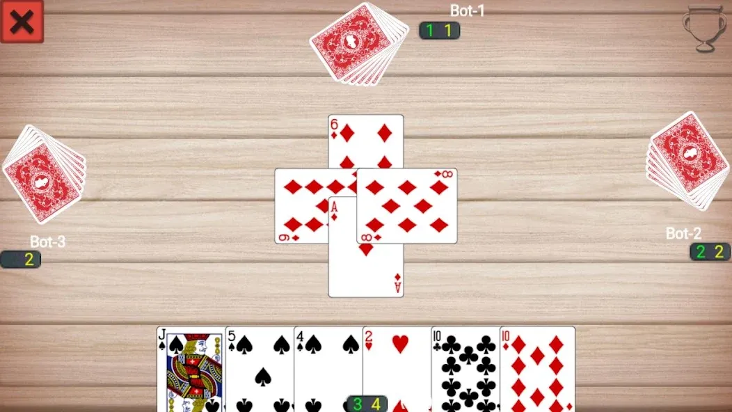Скачать Callbreak Master - Card Game [MOD: безлимитные деньги и всё открыто] на телефон — скриншот 4