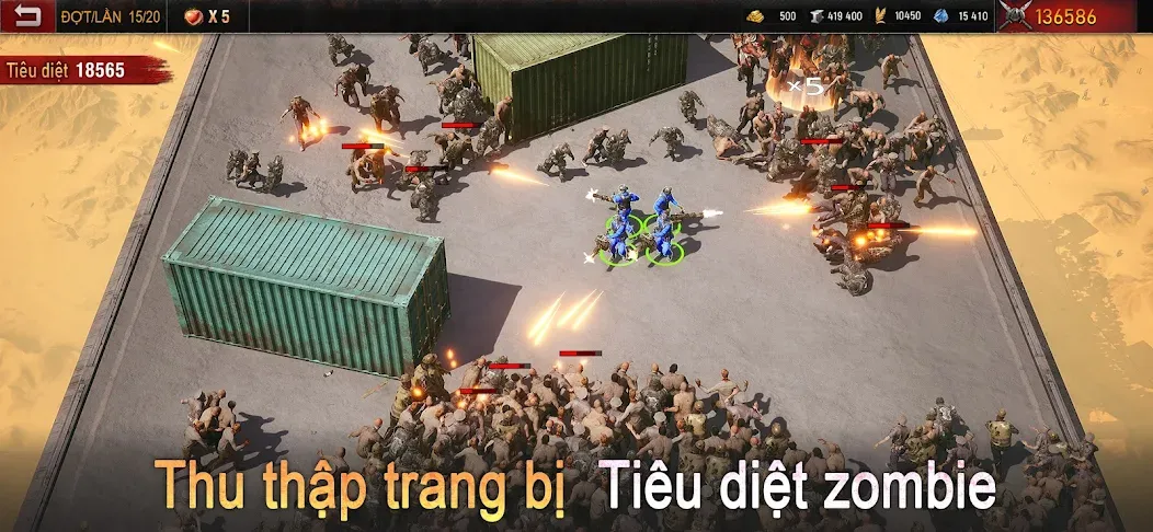 Скачать Binh Đoàn Z [MOD: неограниченные ресурсы и мощное оружие] — скриншот 1