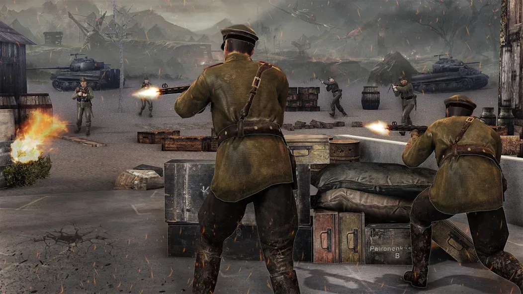 Скачать взлом Medal of War – WW2 Games 2024 [MOD: безлимитные деньги и оружие] — скриншот 3