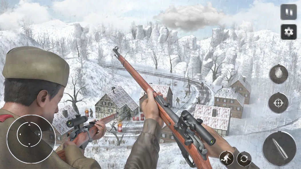Call Of Courage : WW2 Shooting [MOD: безлимитные боеприпасы и здоровье] последняя версия — скриншот 4