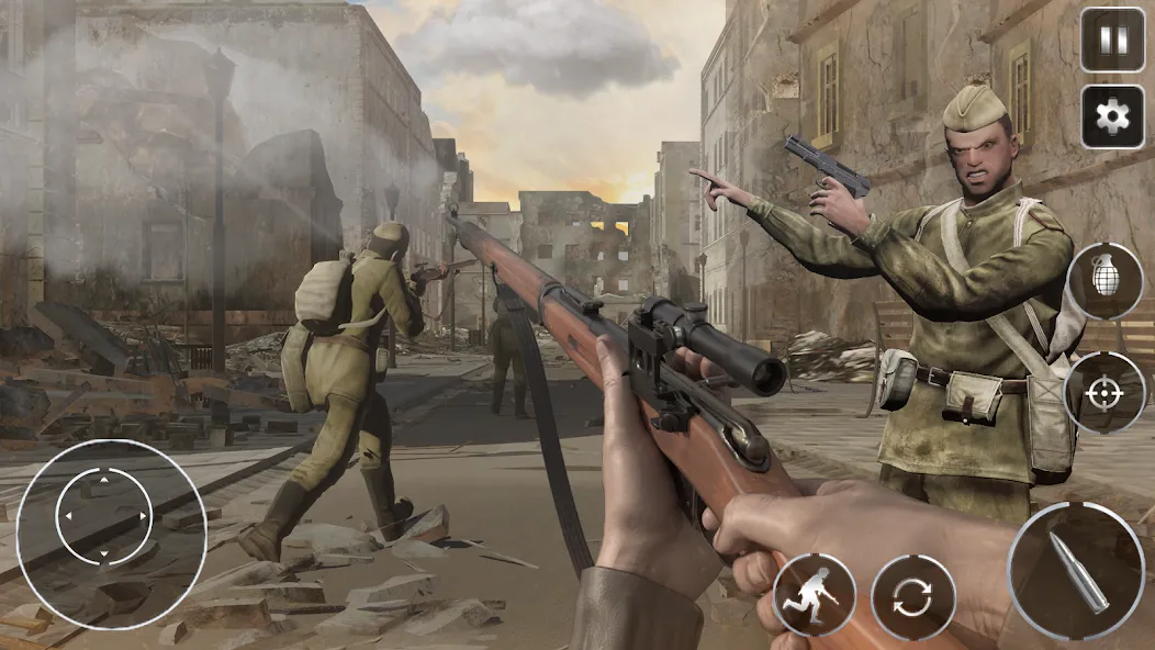 Call Of Courage : WW2 Shooting [MOD: безлимитные боеприпасы и здоровье] последняя версия — скриншот 5