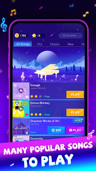 Beat Piano Dance:music game [MOD: новые песни и открыты все уровни] последняя версия — скриншот 5