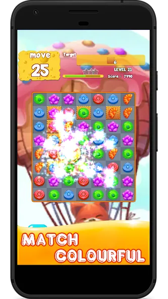 Скачать Candy 2024-Candy Match 3 Game [MOD: безлимитные жизни и подсказки] — скриншот 4