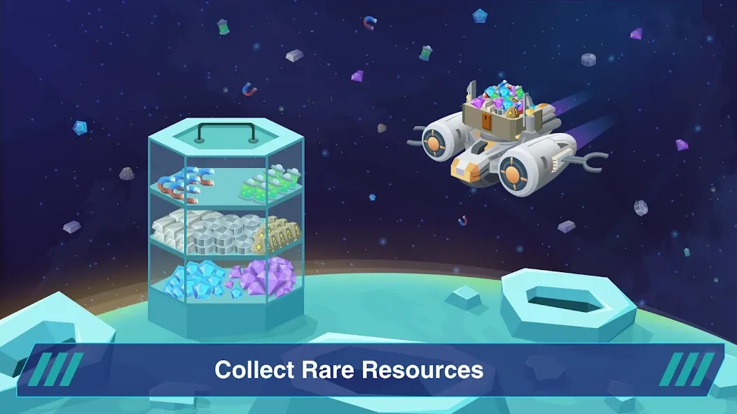 Space Colonizers - the Sandbox [MOD: безлимитные ресурсы и открыты технологии] — Скачать бесплатно (APK) — скриншот 1