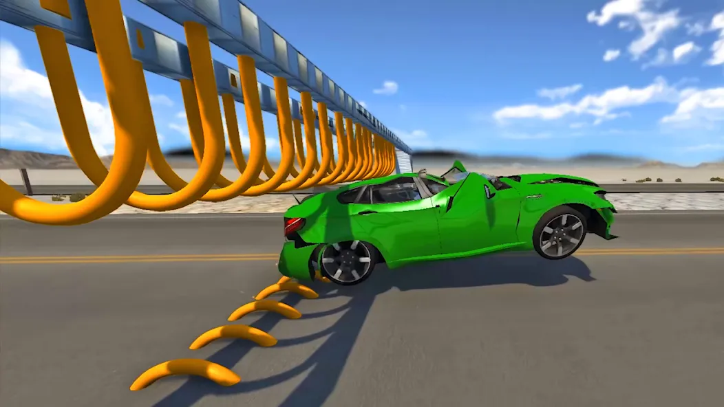 Скачать Beam Drive Road Crash 3D Games [MOD: безлимитные деньги и все машины открыты] на телефон — скриншот 4
