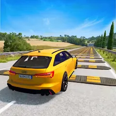 Скачать Beam Drive Road Crash 3D Games [MOD: безлимитные деньги и все машины открыты] на телефон