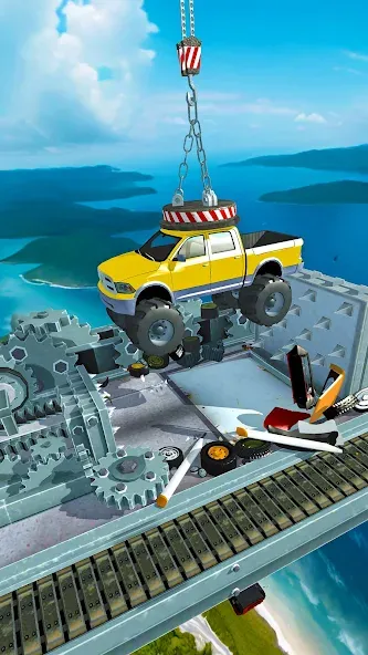 Car Crusher Kingdom [MOD: безлимитные деньги и все машины] — Скачать бесплатно (APK) — скриншот 5